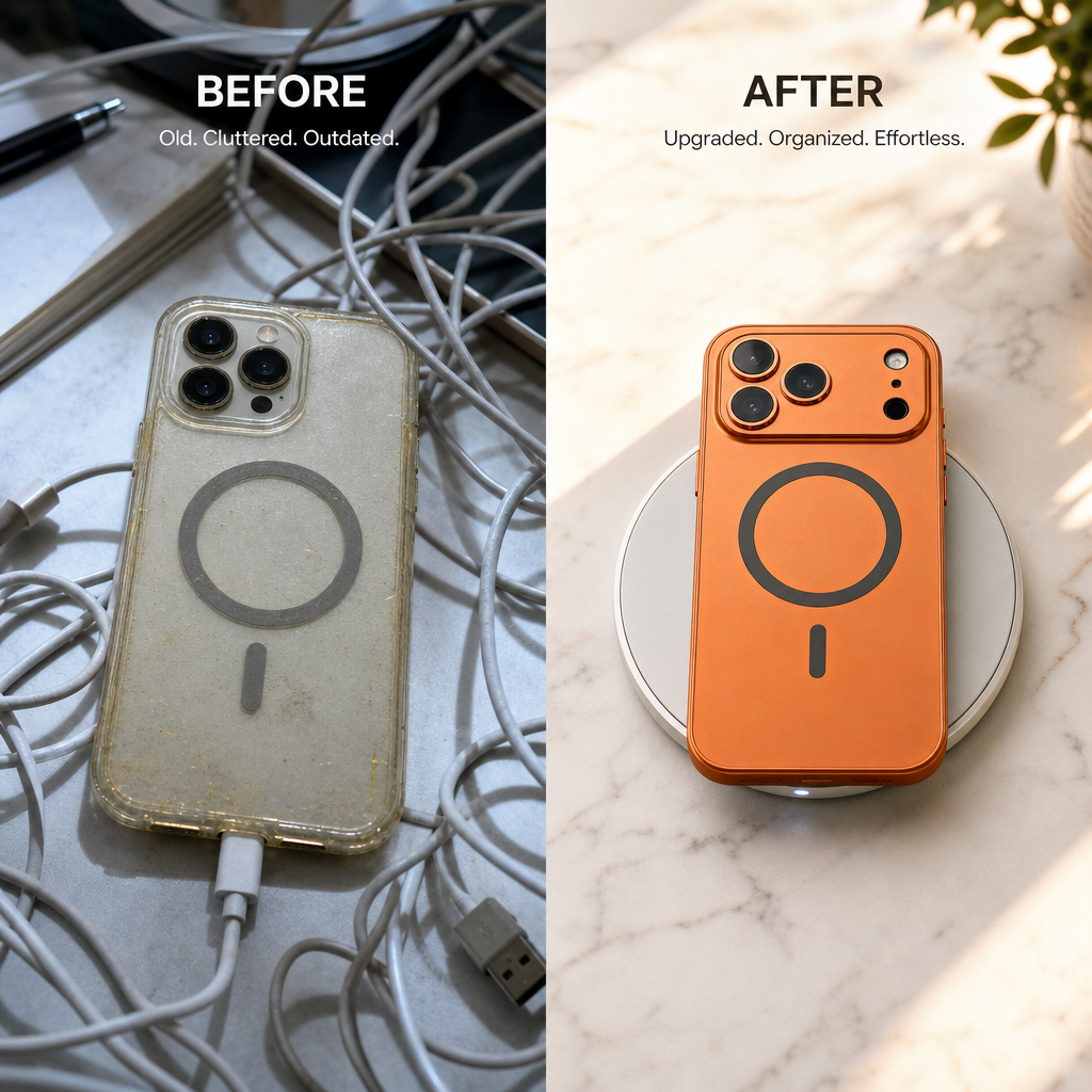 Coque Métal iPhone MagSafe